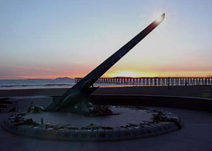 "Photo of Alaska Airlines Flight 261 memorial"