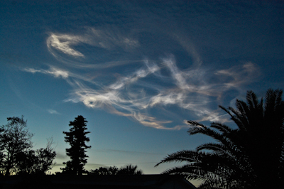 STS117 June 8 2007 Noctilucent Cloud