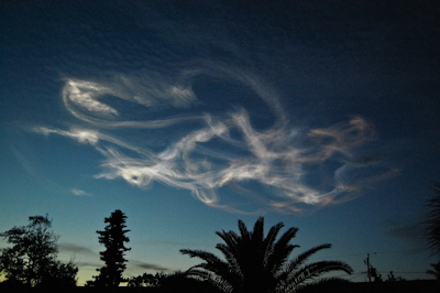 STS117 June 8 2007 Noctilucent Cloud