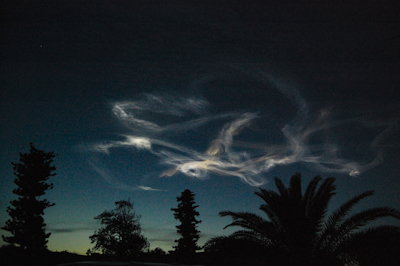 STS117 June 8 2007 Noctilucent Cloud