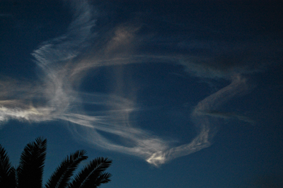 STS117 June 8 2007 Noctilucent Cloud