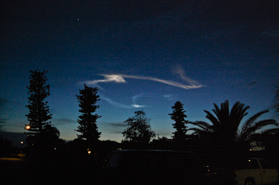 STS117 June 8 2007 Noctilucent Cloud