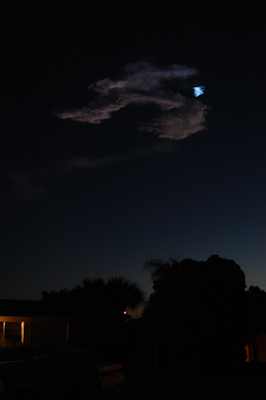 Space Shuttle STS-131 launch, April 5 2010, noctilucent cloud.