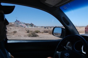 Leonard Knight's place, through a glass, darkly.