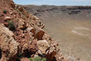 Meteor Crater in Arizona. Stupendous.