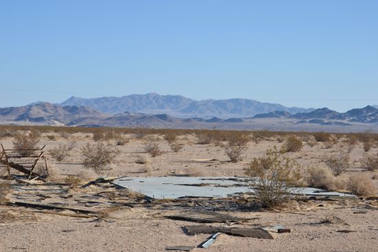 Gone. All gone. Wonder Valley, California.