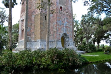 Northeast base of Bok Tower, Florida.