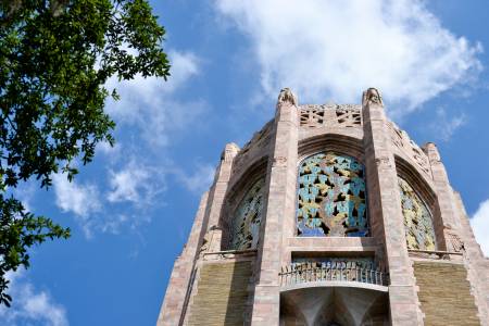 South side top of Bok Tower, Florida.