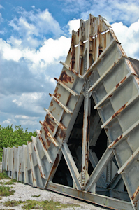 Flame Deflector, Launch Complex 34, Cape Canaveral Air Force Station.