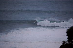 Solo rider at Waimea