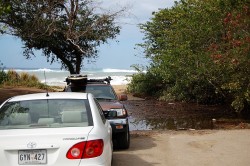 Muck-pit at Steps Beach.