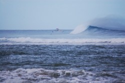 Tres Palmas, in the distance, as seen from Maria's.