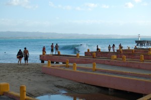 Crashboat scene, three-on-a-wave.